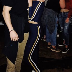 Two Piece Off the Shoulder and Legging Set